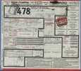 Spoorweg-dokument Met SP 121 Met Stempel FOREST-MIDI Op 6/5/1921 - Otros & Sin Clasificación