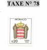 Timbre De Monaco N° 78 - Taxe