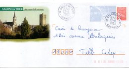 Entier Postal PAP Local Personalisé. Corrèze. Salon La Tour. Eglise - PAP: Aufdrucke/Luquet