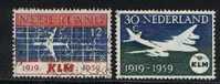 NEDERLAND 1959 K.L.M. Serie 729-730 Used # 1195 - Used Stamps