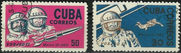 CUBA..1965..Michel # 1008-1009..used...MiCV - 2.60 Euro. - Usados