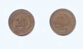 20 CENTIMES 1975 - Algerije