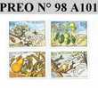 TIMBRE DE MONACO PREO N° 98 A 101 - Precancels