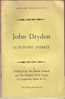 John Dryden Par Bonamy Dobrée - Collection Writers And Their Work - Longmans, Green & Co., London,1961 - Cultura