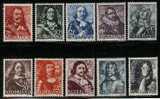 Ned 1943 Zeehelden Serie Mint Hinged  412-421 #62 - Unused Stamps