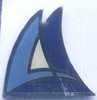 Trimaran Stylisé : Voiles Bleues - Sailing, Yachting