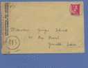 528 Op Brief, Cirkelstempel GODINNE + Censuurstrook TOEZICHT DER VERBINDINGEN - Weltkrieg 1939-45 (Briefe U. Dokumente)