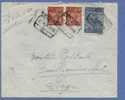 762 (x2) + 765 Op Brief EXPRES, Spoorwegstempel FLEMALE-GRANDE Op 11/12/48 - 1948 Exportation