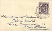 N° 714, Petit Sceau De État, 90 C Sur Lettre - 1935-1949 Small Seal Of The State