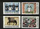 NED 1975 Serie Kinder Zegels Gebruikt 1079-1082 # 1253 - Used Stamps