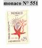 Tmbre De Monaco N° 551 - Andere & Zonder Classificatie