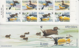 ÄLAND : 02-01-2001 (**) WWF Ducks - Booklet - Other & Unclassified