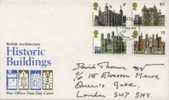 GB Fdc Historic Buildings - Ohne Zuordnung