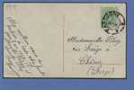 137 Op Postkaart Met Telegraafstempel  BASTOGNE  (noodstempel) - 1915-1920 Albert I