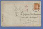 108 Op Postkaart  Met Cirkelstempel  VILVOORDE Op 15/08/1914 (Offensief W.O.I) - Other & Unclassified