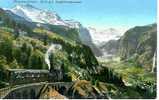 1024  Wengernalpbahn  Blick In's Lauterbrunnental - Lauterbrunnen