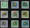 POLAND 1966 FOREST BIRDS SET OF 9 NHM  HOOPOE WOODPECKER TIT - Neufs