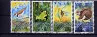 Liechtenstein 1989 Yvertnr.908-11 (°) Oblitéré Used Cote 4 Euro WWF Faune - Used Stamps