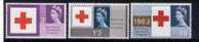 UK Grande Bretagne Yvertnr. 378-80 *** MNH Phosphore Cote 126 Euro Croix Rouge - Unused Stamps