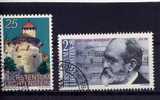 Liechtenstein 1989 Yvertnr. 903-04 (°) Oblitéré  Used Cote 5,95 Euro - Oblitérés