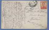 123 Op Postkaart, Met Stempel LETCHWORTH HERTS In (G.B.) Op 11/07/1915 - 1912 Pellens