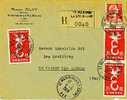 Lettre Recommandée France 1959 Avec TP Europa - 1959