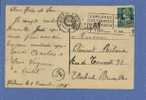 340 Op Postkaart Met Naamstempel  WALCOURT - 1932 Ceres Und Mercure