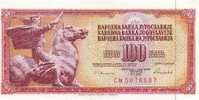 YOUGOSLAVIE / YUGOSLAVIA - 100 DINARS 1986 - Pick 90 - Jugoslavia