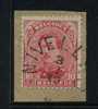 138 Op Fragment Met Kiesbureelstempel  NIVELLES  (noodstempel) - 1915-1920 Alberto I