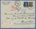 320 + 341 Op Aangetekende Brief, Cirkelstempel NIVELLES D Op 23/11/1933 - 1931-1934 Chepi