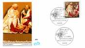 Allemagne 1992 Fdc Sculpture Nativité Franz Maidburg - Other & Unclassified