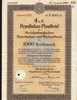 MECKLENBURGISCHEN HYPOTHEKEN UND WECHSELBANK, SCHWERIN 4% 1000 REICHSMARK 1943 - Banca & Assicurazione