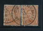 135(x2) Met Sterstempel * BAARLE-HERTOG / BAARLE-DUC * - 1915-1920 Albert I.