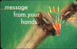 RSA Used Telephonecard "Message From Your Hand" Code Tgak - Suráfrica