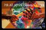 RSA Used Telephonecard "7th All Africa Ganes 1999" Code Tnce - Sudafrica