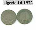 Piece D´algérie 1 Dinar 1972 - Algeria