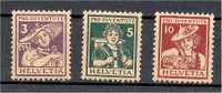 SWITZERLAND, PRO JUVENTUTE 1916 HINGED * - Unused Stamps