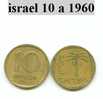 Piéce D ´israel 10 Agorot 1960 - Israele