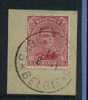 138 Op Fragment Met Stempel BELGIQUE  / BELGIE 5   (noodstempel) - 1915-1920 Alberto I