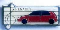 Cle De Sol Et Renault Rouge - Renault