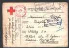 Postkaart "Kreigsgefangenenpost" ROOD KRUIS + GEPRUFT , + Stempel ZURUCK AN ABSENDER (date 5/12/1940) - Guerra 40 – 45 (Cartas & Documentos)