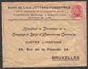 138 Op Brief Met Stempel BELGIQUE / BELGIE 8 (noodstempel) - 1915-1920 Alberto I