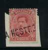 138 Op Fragment Met Naamstempel  LA HESTRE (noodstempel) - 1915-1920 Albert I