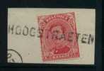 138 Op Fragment Met Naamstempel  HOOGSTRAETEN (noodstempel) - 1915-1920 Albert I.