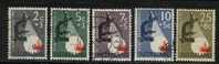 NEDERLAND 1955 Kankerbestr. Serie 661-665 Used # 1183 - Gebruikt