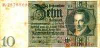 10 REICHSMARK - 10 Mark