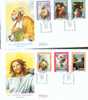 VATICAN  F D C  NUM.YVERT 616-621 RAPHAEL PEINTURE - Andere & Zonder Classificatie