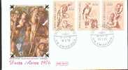 VATICAN FDC  NUM.YVERT P A 60-62 PEINTURE DESSIN MICHEL ANGE - Sonstige & Ohne Zuordnung