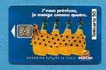 ( 5122 ) - ORANGINA 3 - 4 Bouteilles  - (  F383  ) - SC4 - *** TBE + *** - *** RARE *** - - 1993