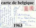 Lettre De 1963 (belge) - Covers & Documents